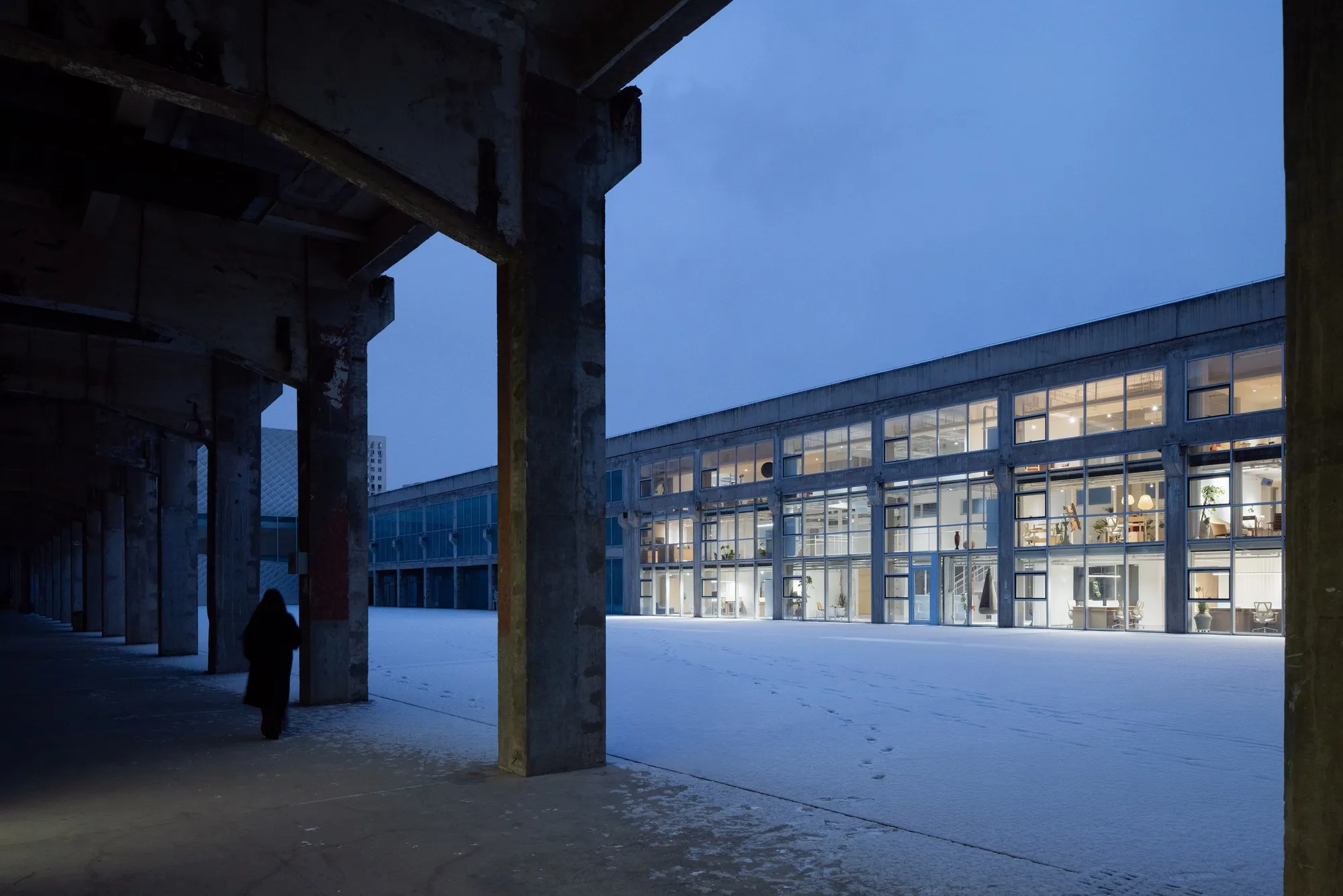 milanesi | paiusco Converts a Beijing Factory into a Multi-Identity Office for a Content Creator