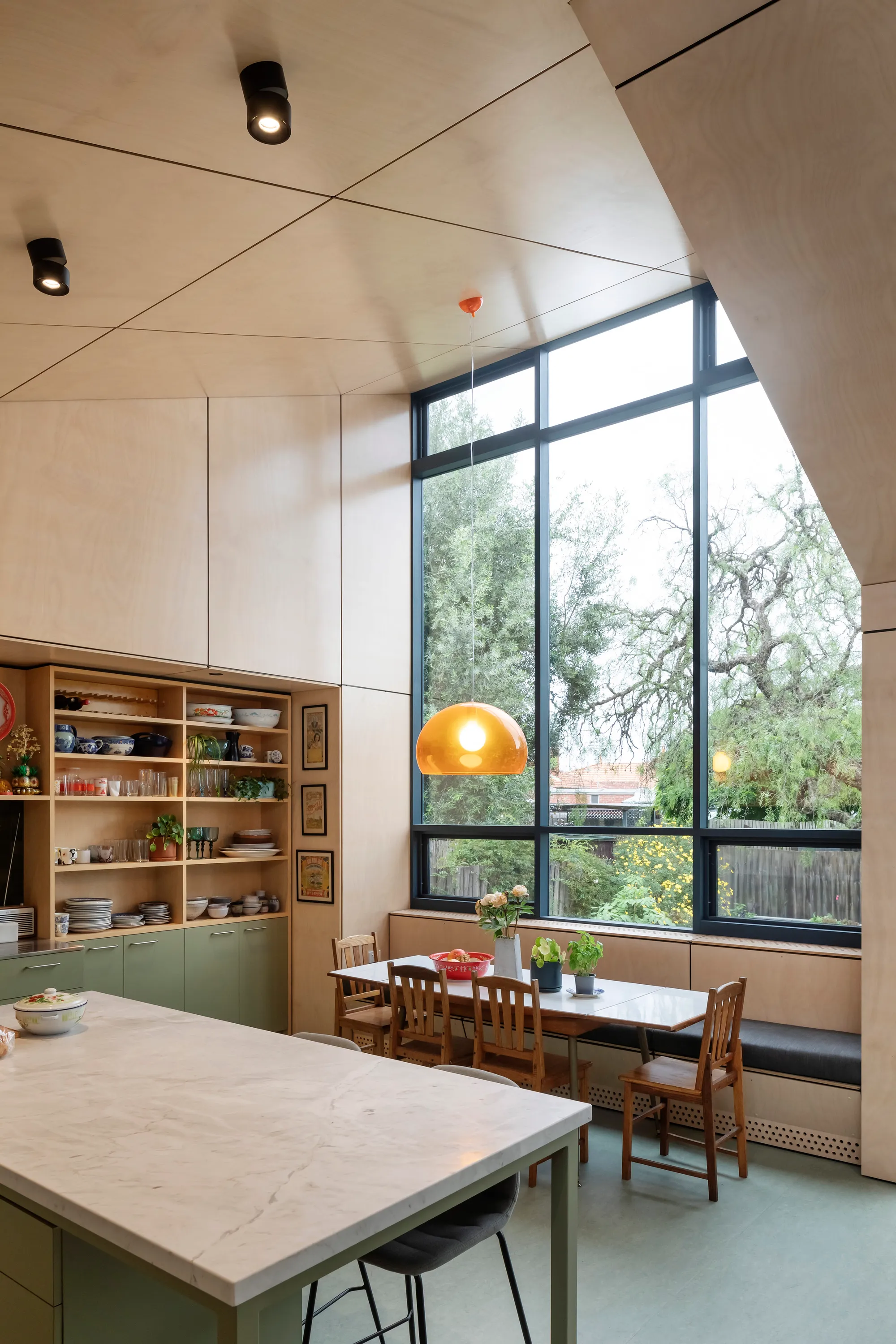 Taylor Reynolds Architects Graft a Double-Height Plywood Pavilion onto a Century-Old Melbourne Cottage