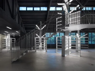 dongqi Design Turns Three Buildings in Shanghai's Jing'an District into a Raw Metal Complex