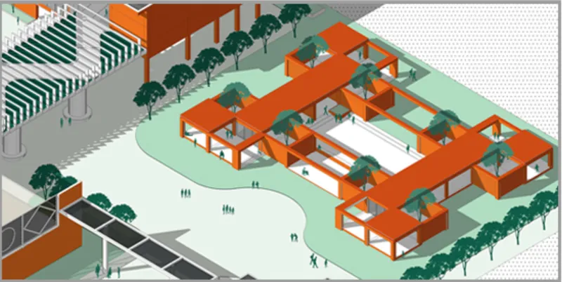 Modular learning spaces create adaptable environments for collaborative education and community engagement.
