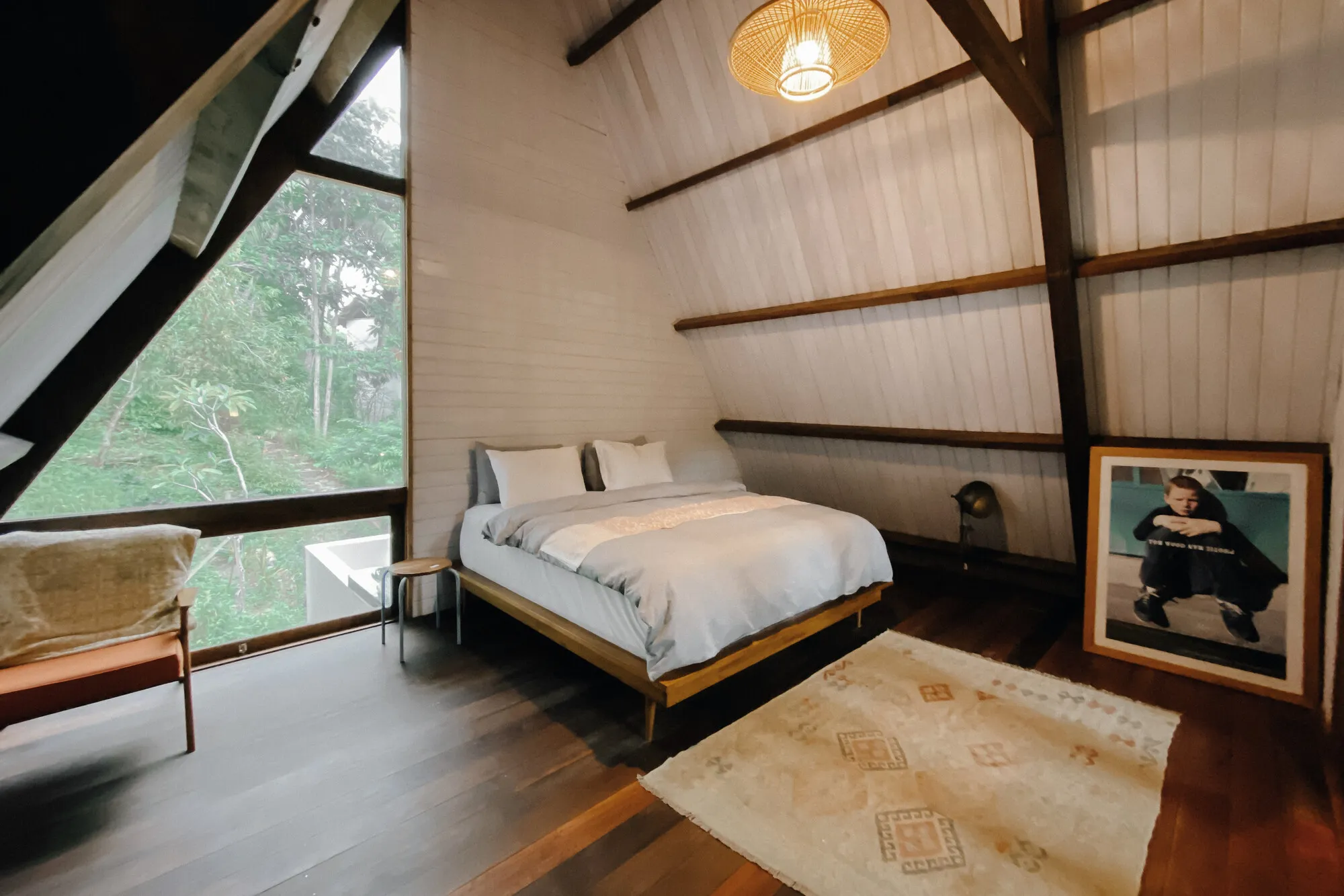 Wiyoga Nurdiansyah Builds an Earthquake-Resilient A-Frame in Lombok's Jungle