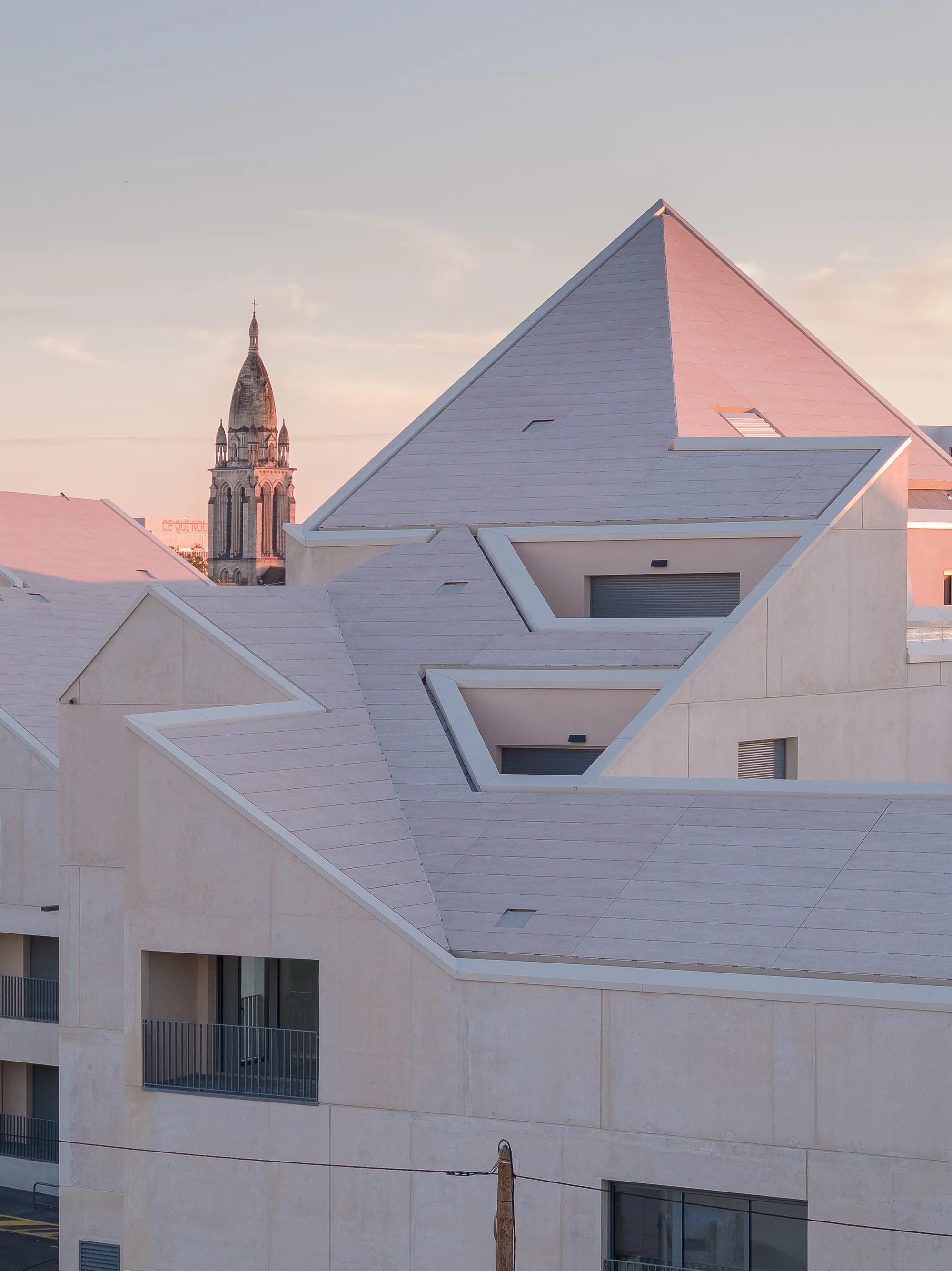 Olgga Architects and Atelier CAMBIUM Weave Military Ruins into 63 Homes on Bordeaux's Right Bank
