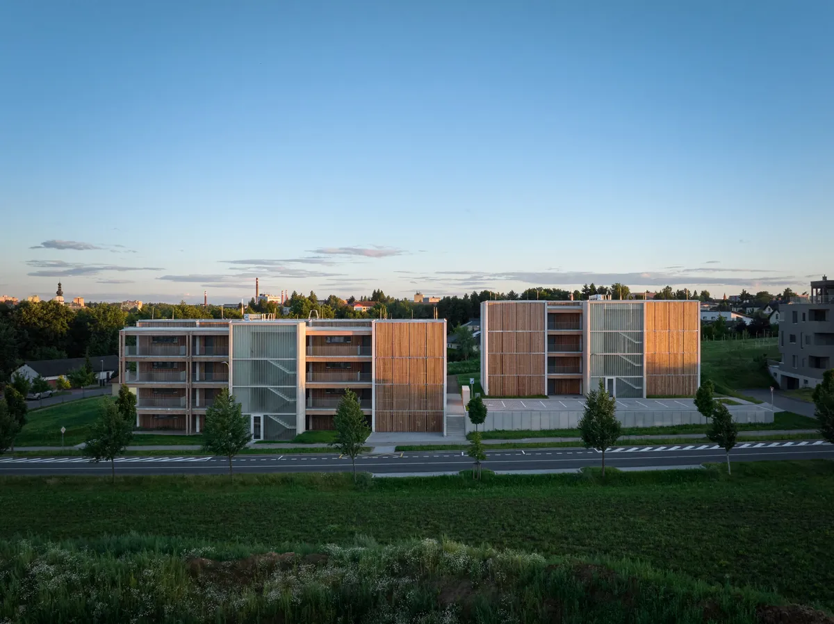 Kuba and Pilar Architekti Build One of Czechia's First Timber Apartment Blocks in Žďár nad Sázavou