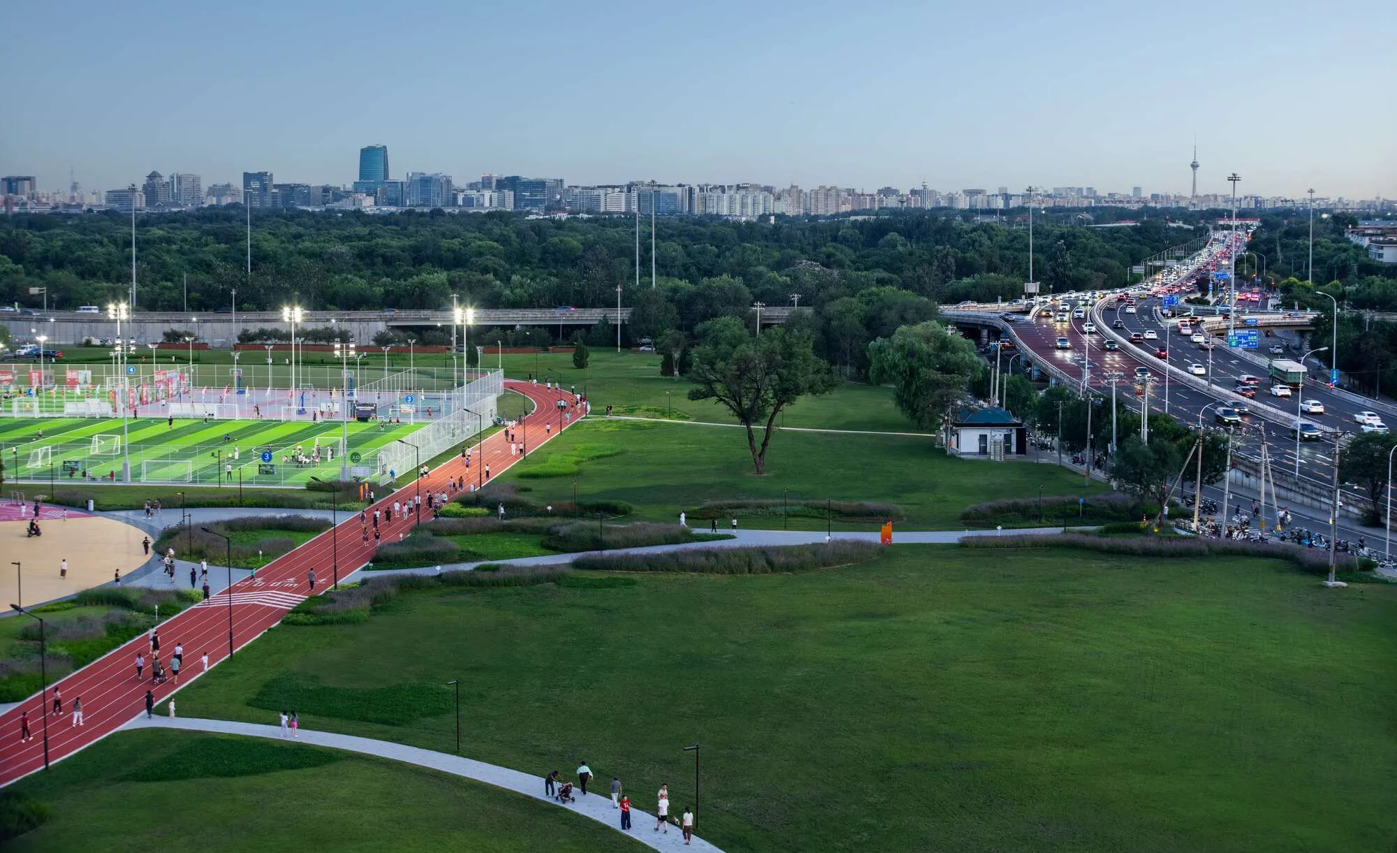 DDON Reclaims Derelict Land in Beijing's Haidian District as a Public Sports Park