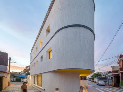 YOAP Architects Round a Corner in Yeongcheon with a Cylindrical Community Hub