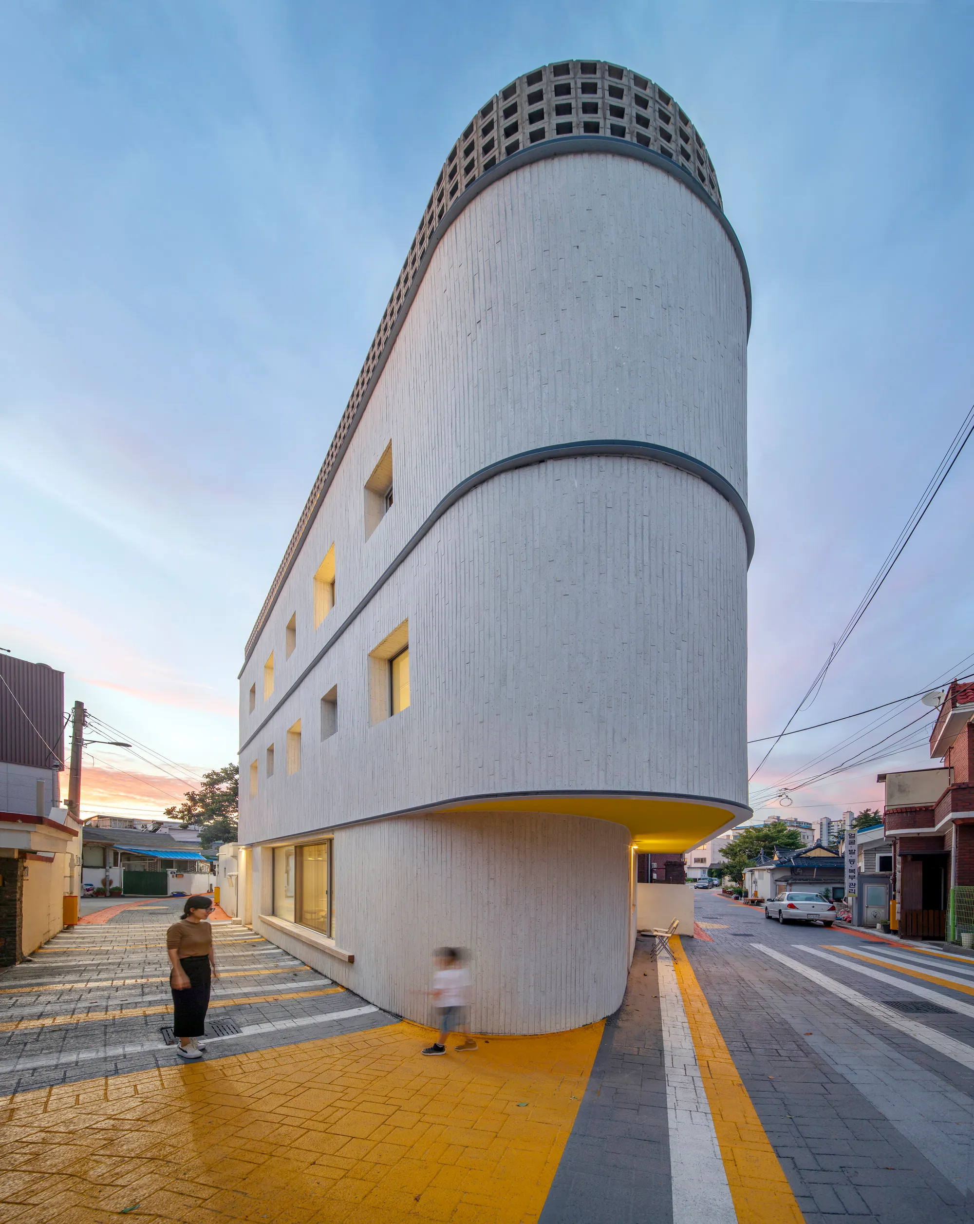 YOAP Architects Round a Corner in Yeongcheon with a Cylindrical Community Hub