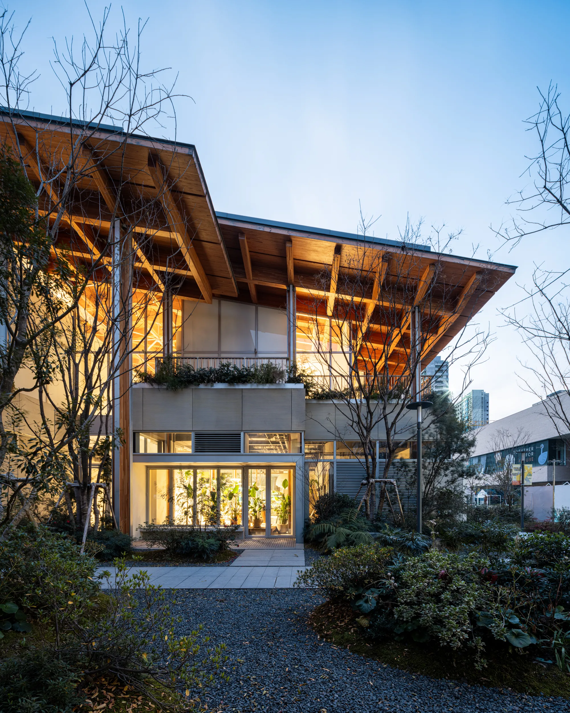 Atelier Z Weaves a Timber Marketplace and Gymnasium into Shanghai's Residential Fabric