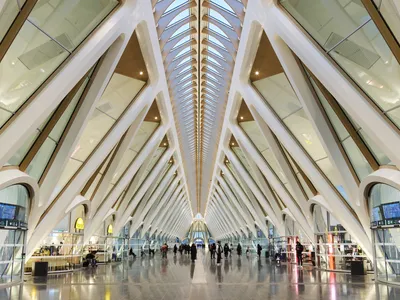 Santiago Calatrava Spans the Tracks in Mons with a 165-Meter Bridge-Station Nearly 20 Years in the Making