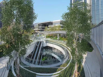 Kokaistudios Buries a Mall Beneath 42,000 Square Meters of Urban Parkland on Shanghai's Suzhou Creek