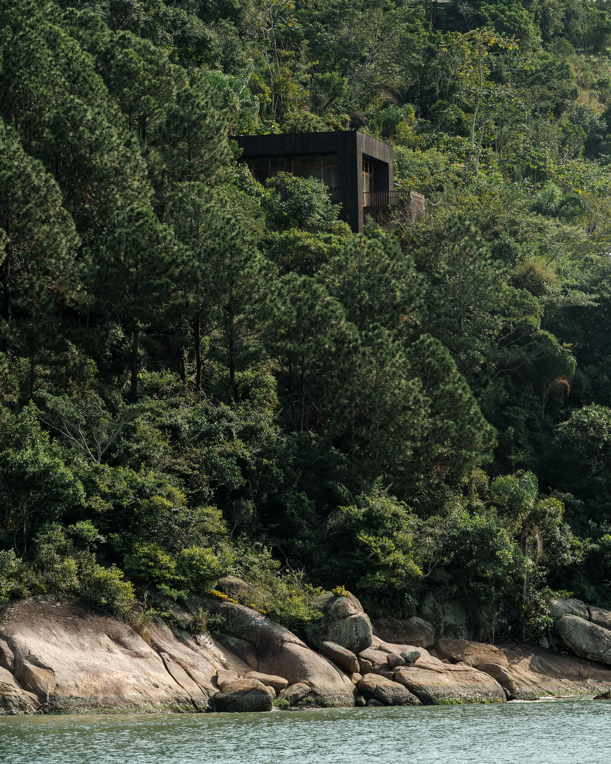 WaCa Design and Julia Kosciuk Build a Guest House from Its Own Hillside in Southern Brazil