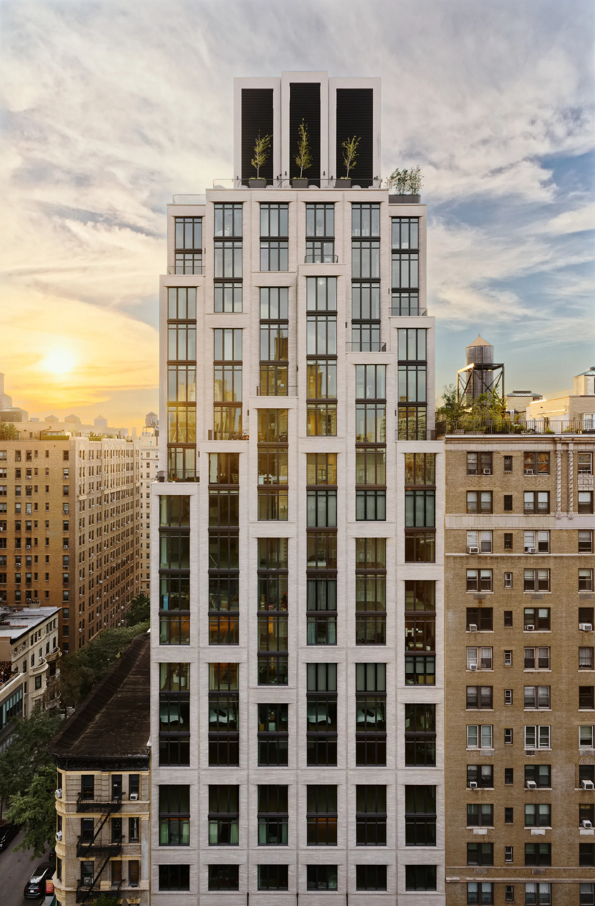 ODA New York Wraps a 19-Story Upper West Side Tower in Hand-Molded Danish Brick