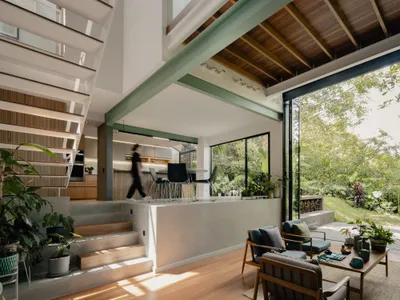 DARP Rehabilitates a Medellín Hillside House Around a Central Staircase and Garden Dialogue