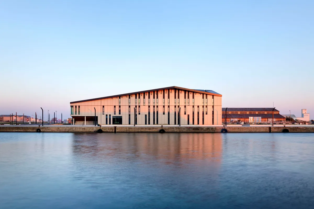 Snøhetta and Santer Vanhoof Plant an Energy-Positive Timber Landmark on Dunkirk's Industrial Waterfront