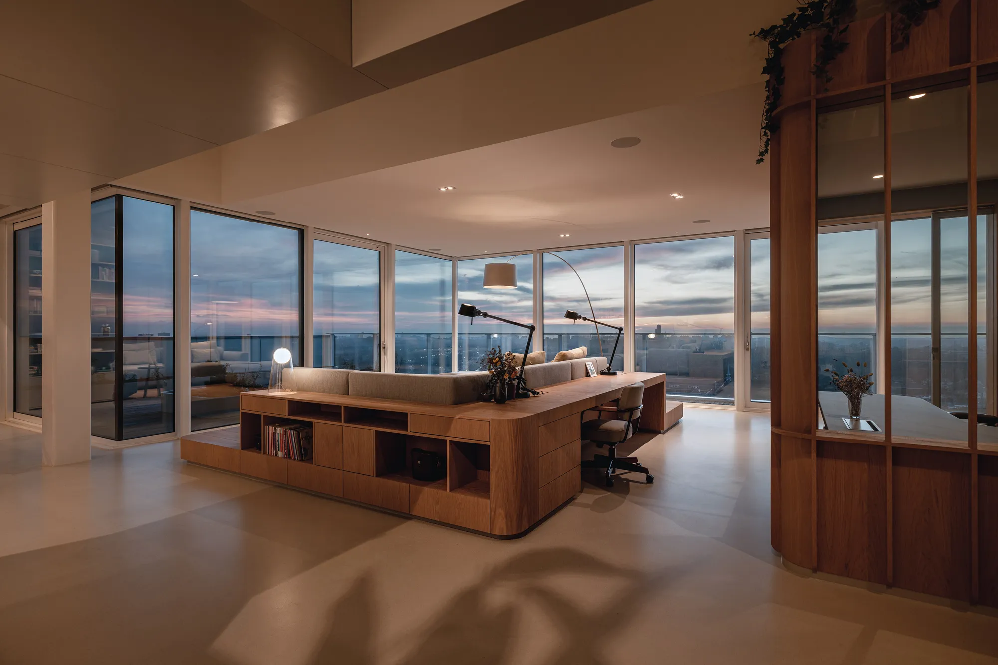 Bureau Fraai Carves a Seaside Penthouse from a Former Office Building in the Netherlands