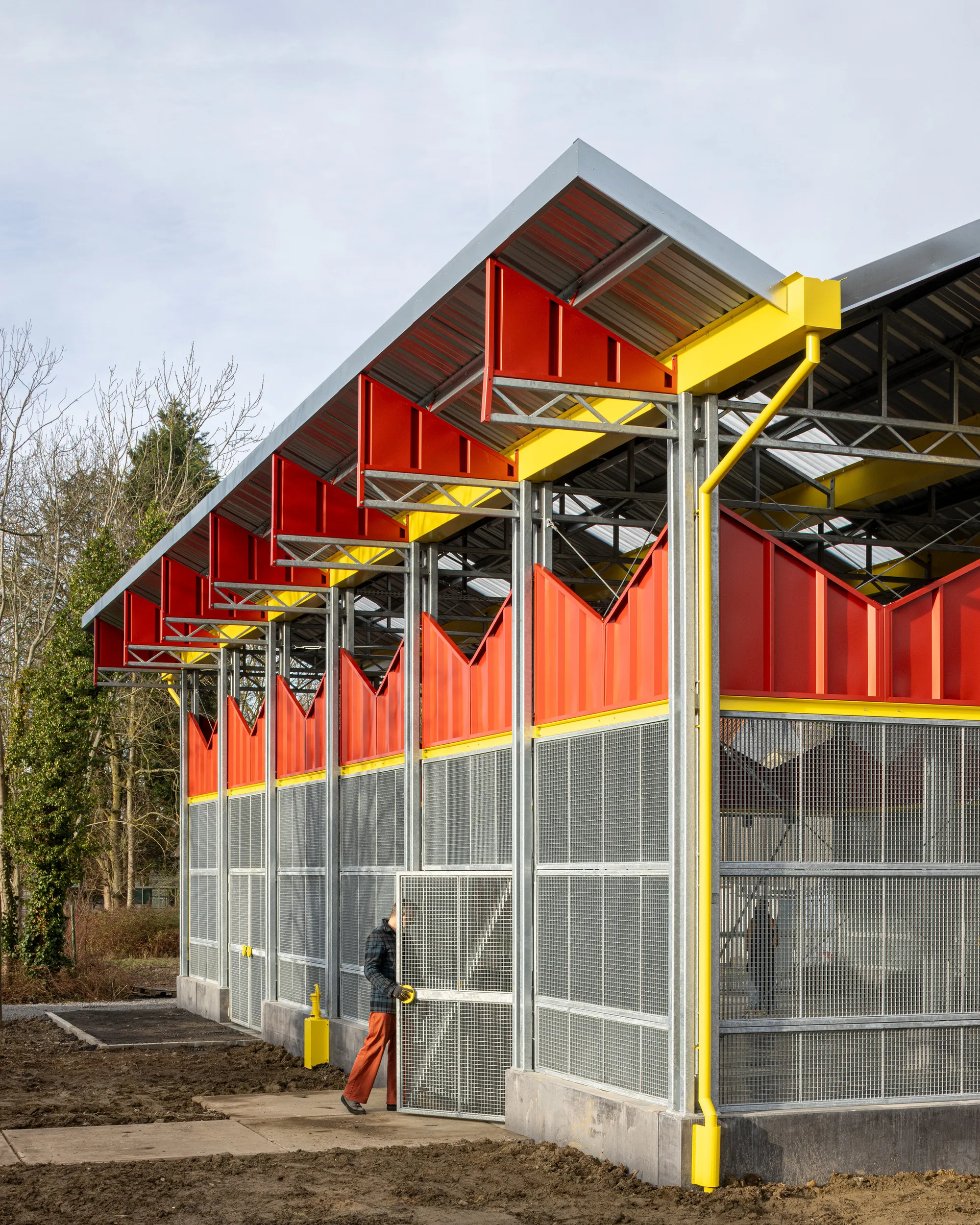 VAK Architecten Builds a Porous Research Hangar for Marine Biology at the University of Antwerp
