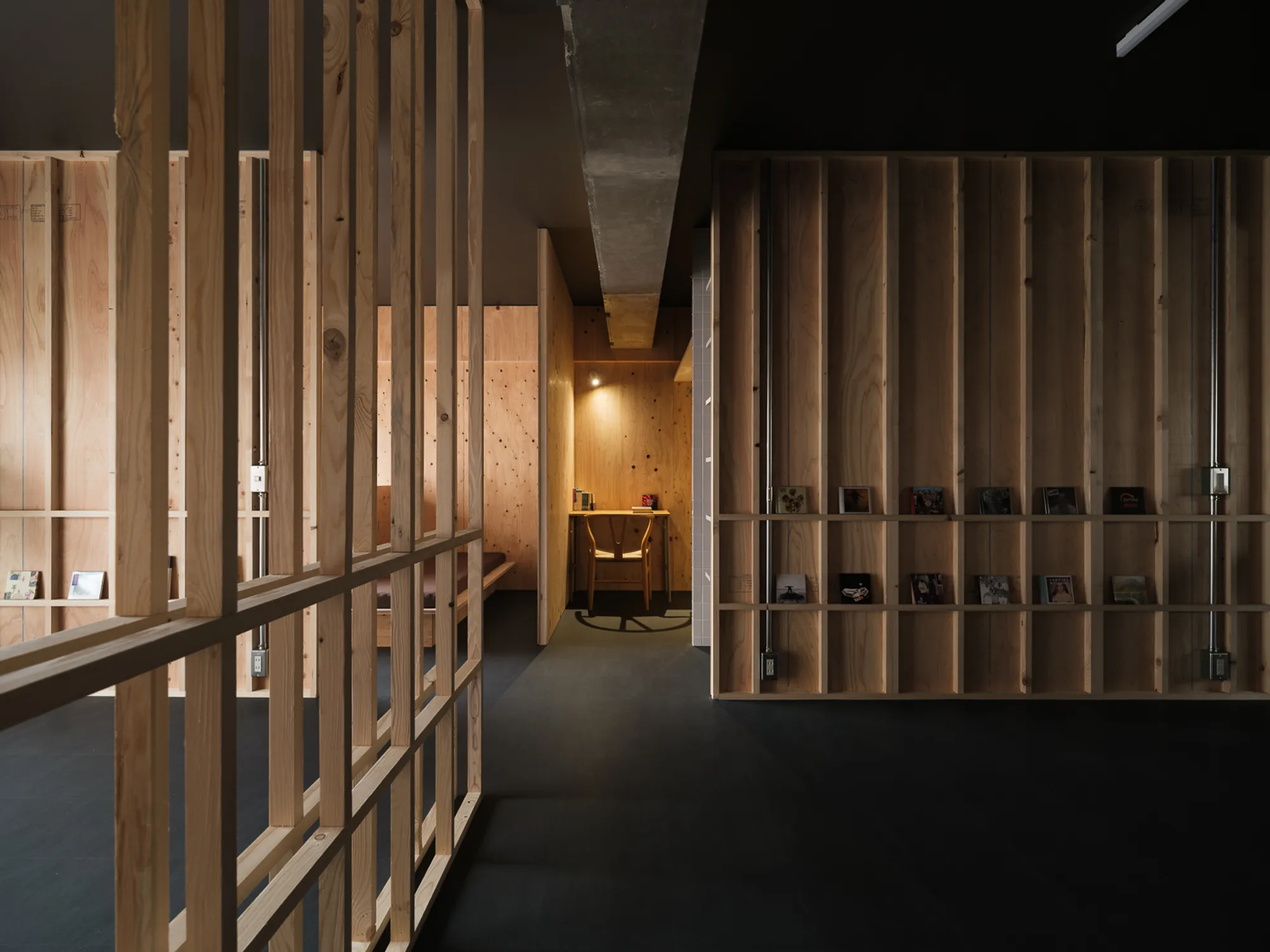 ATELIER405 Splits a 63 Square Meter Osaka Apartment into Six Zones for Three Lives