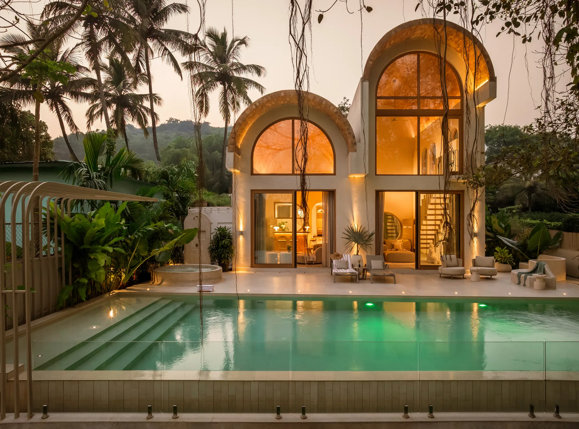 SAV Architecture Roots a Vaulted Brick House in the Fields of Goa