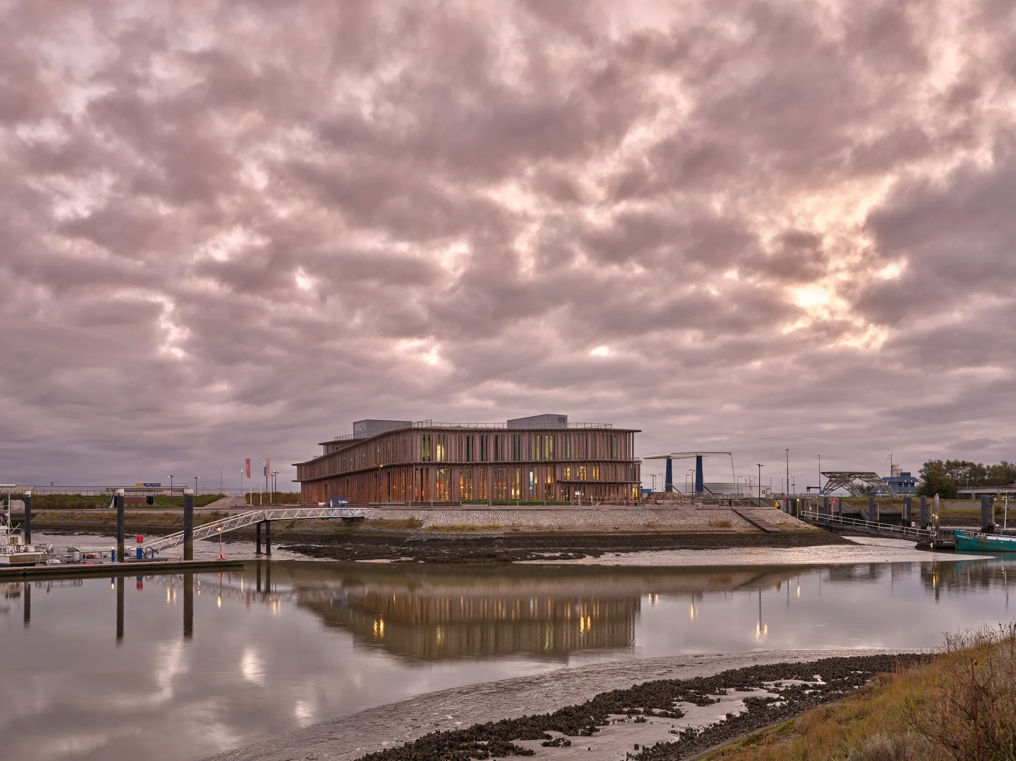 Dorte Mandrup Grounds a Wadden Sea World Heritage Center in the Tides of Lauwersoog