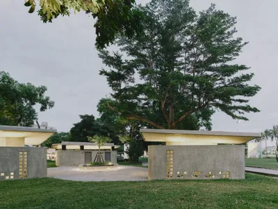 Ja-Sheng Chen Architects and Fa+p Hide Two Public Restrooms Inside a Taitung Forest Strip
