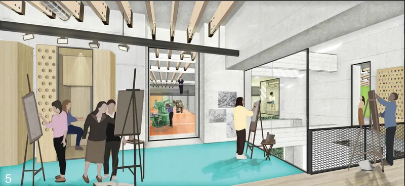 Applied learning spaces connect students with hands-on scientific exploration inside dynamic vocational learning environments.