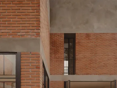 TALC Builds a Brick House in Three Bodies Around a Sequence of Courtyards in Mexico City