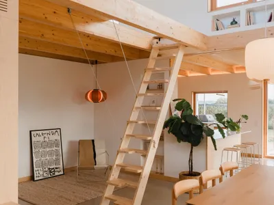 Clara Crous Builds Her Own Home in a Catalan Village, and It's All Timber and Plywood