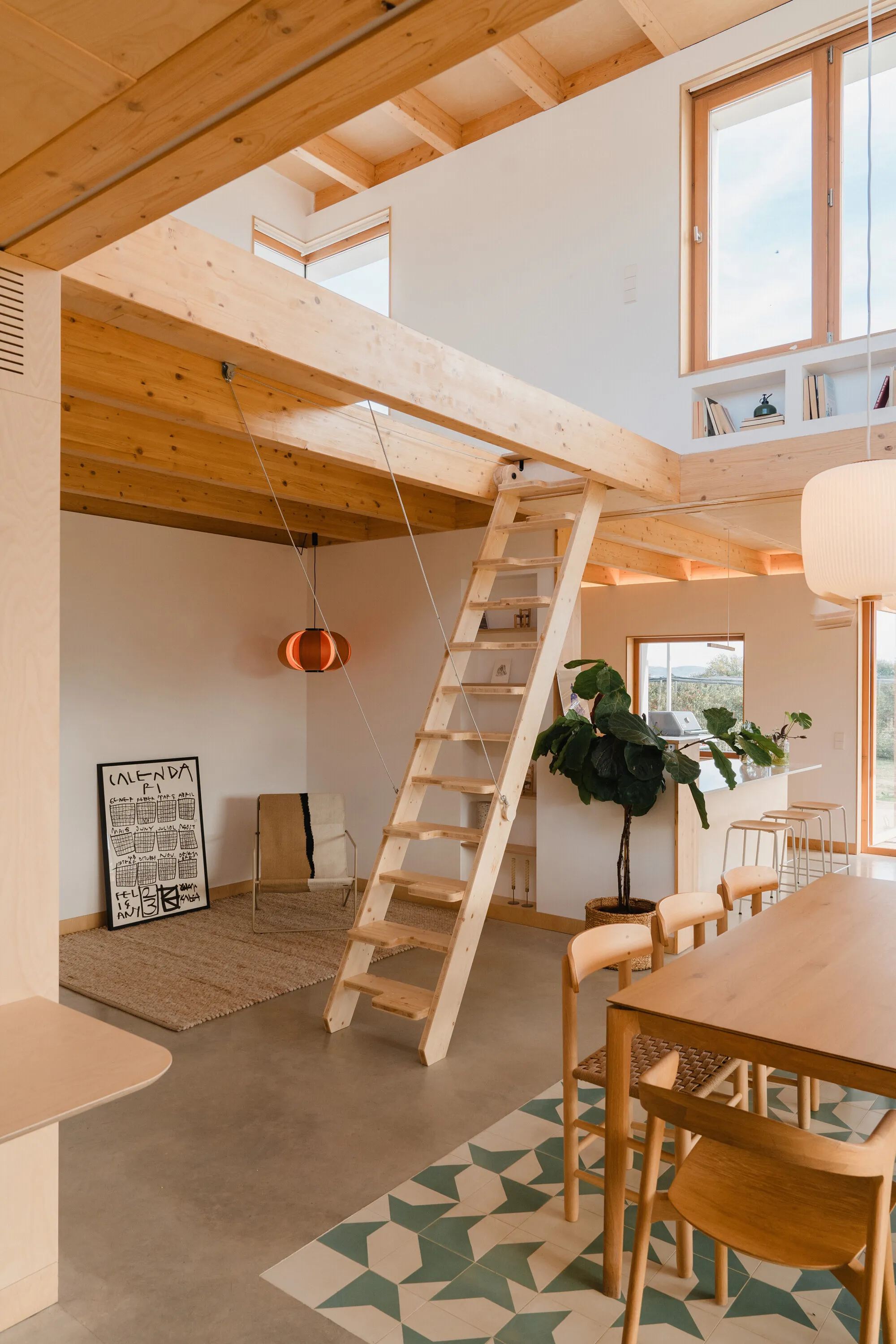 Clara Crous Builds Her Own Home in a Catalan Village, and It's All Timber and Plywood