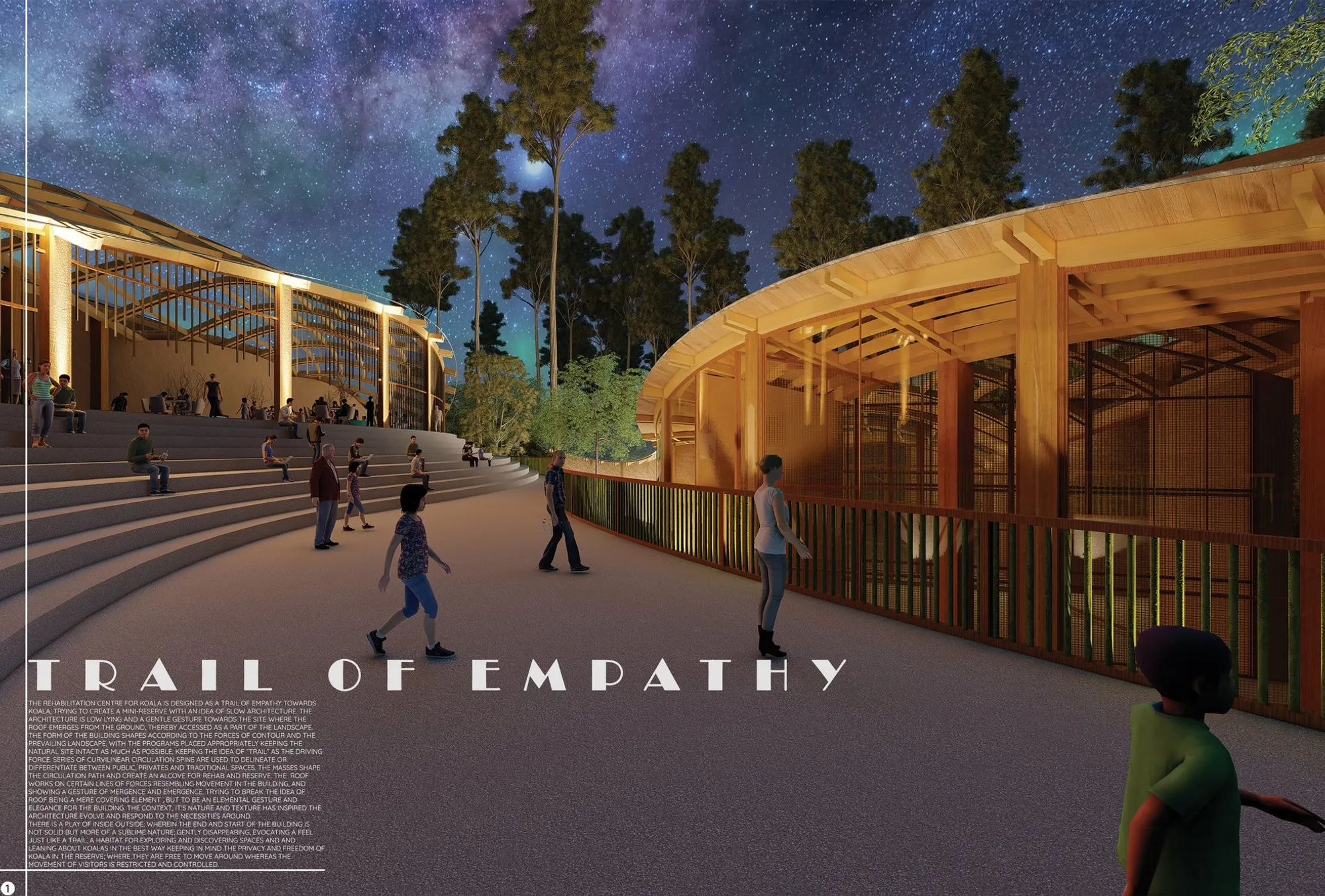 Trail of Emppathy: A Sustainable Architecture Approach to Wildlife Rehabilitation