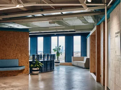 Studio Edwards Builds an Entire Office from Scaffolding, OSB, and Recycled Sailcloth in Melbourne
