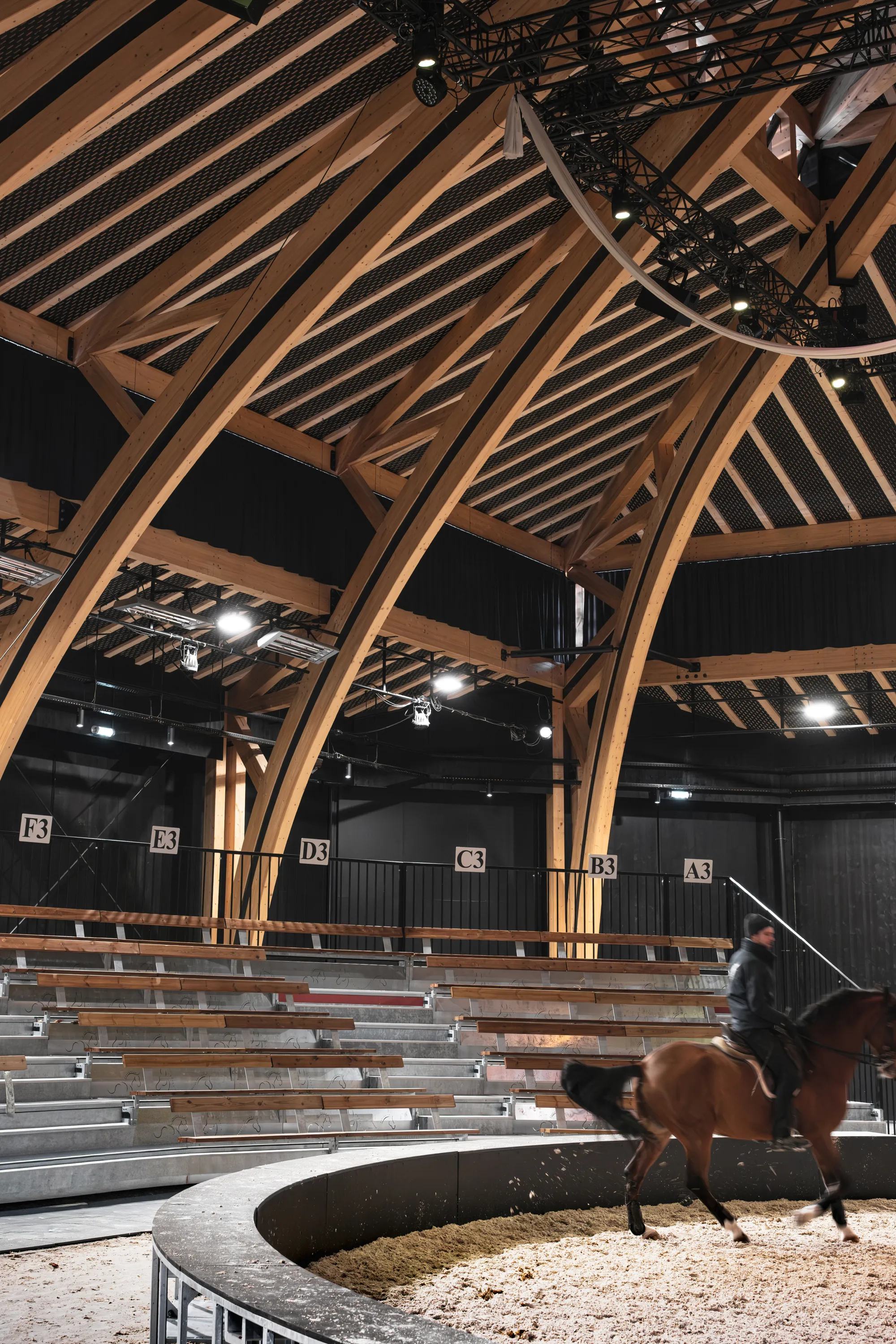 K architectures Builds a Timber Circus Hall Inside a Napoleonic Stud Farm in Brittany