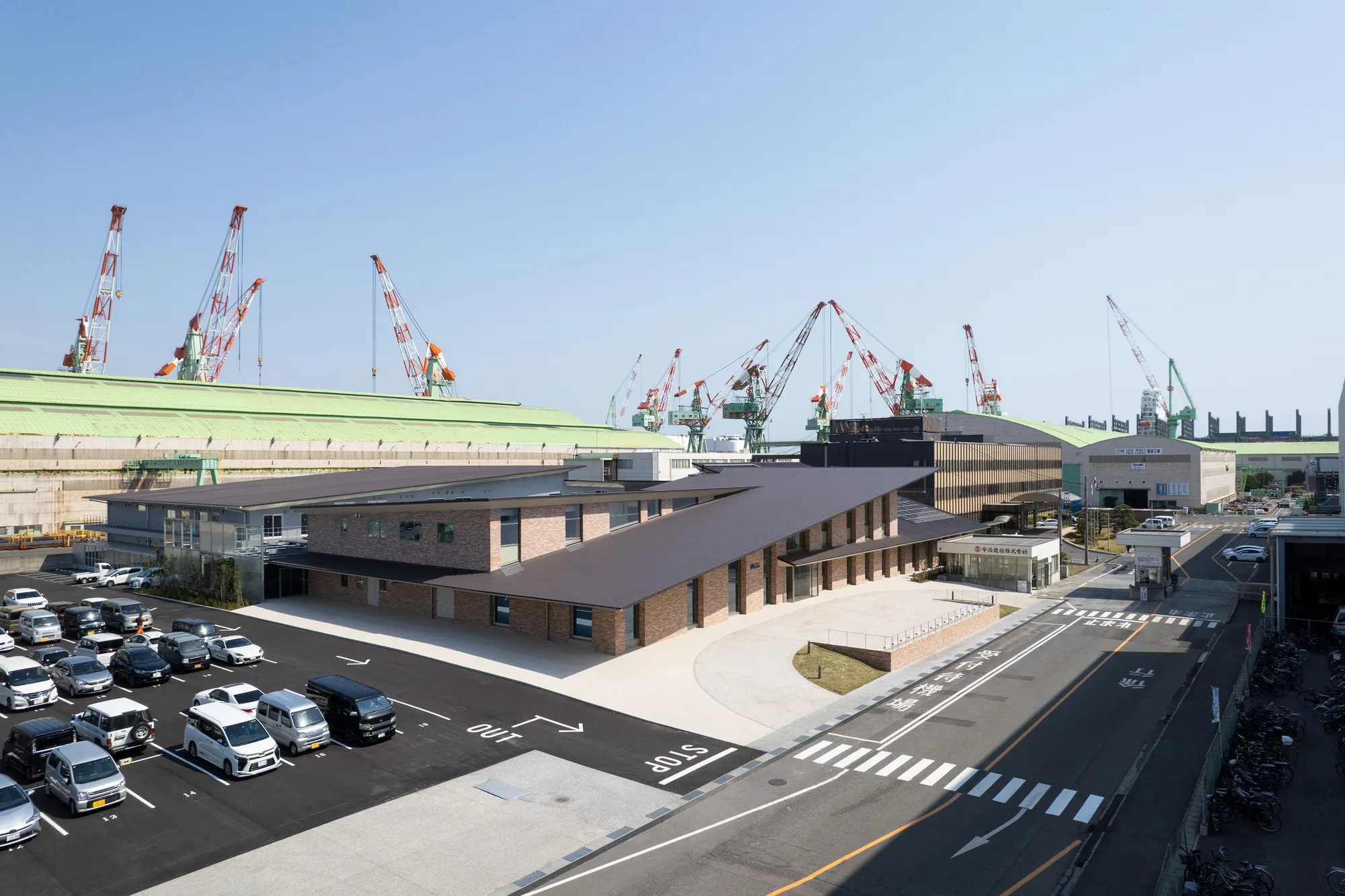 Yano Aoyama Architecture Design Builds a Brick Office Complex on a Japanese Shipyard Waterfront