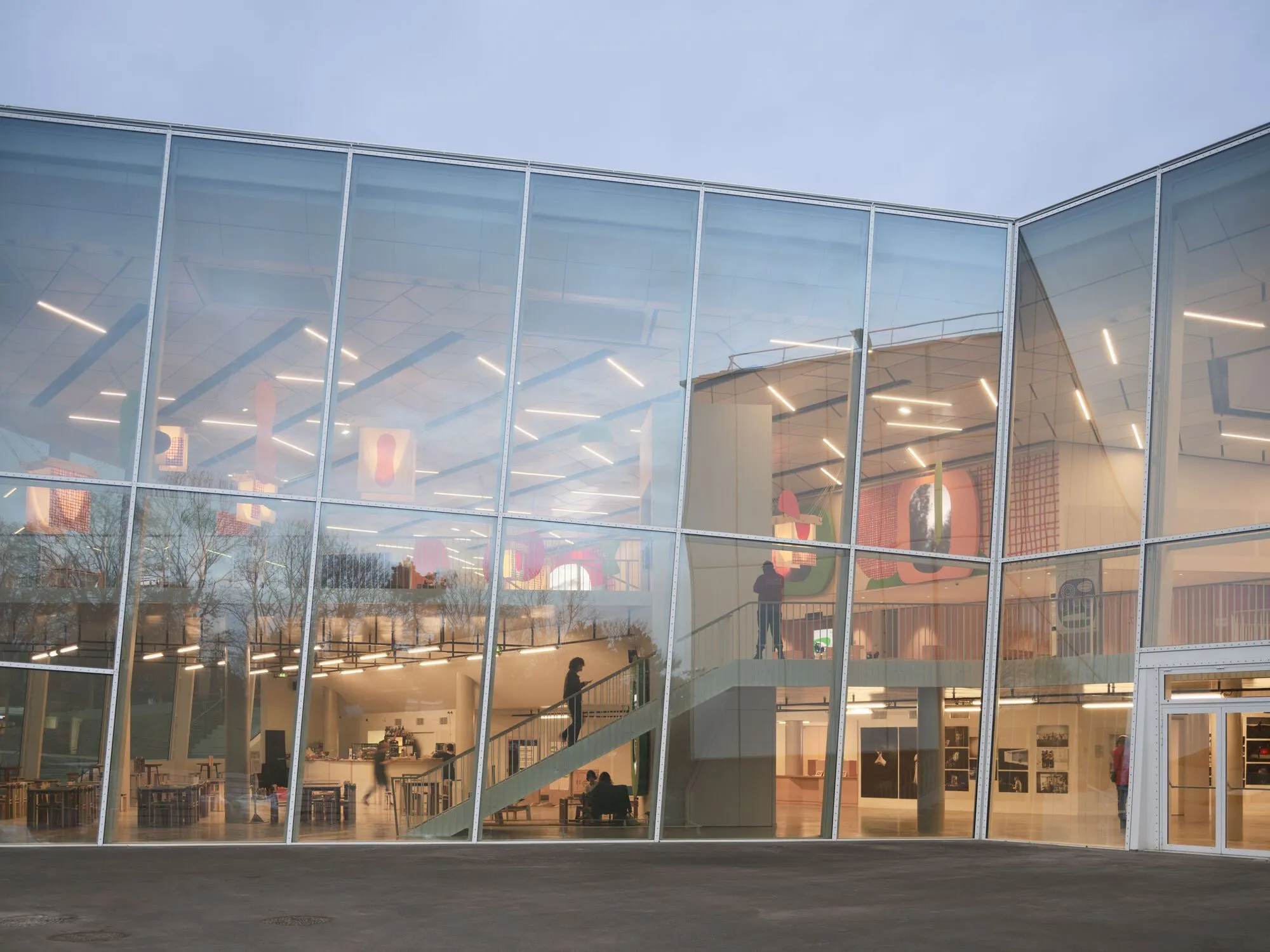 Snøhetta Turns a Brutalist Theater Outside Paris into a Glowing Urban Lantern