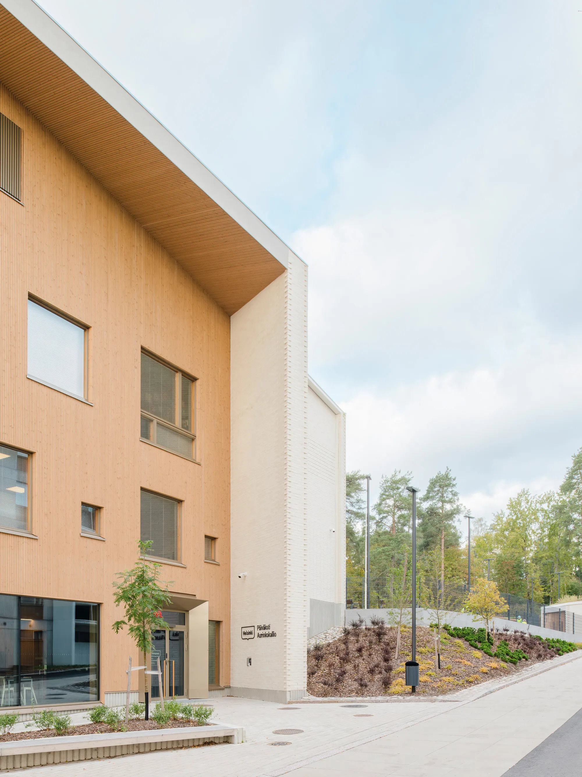 Verstas Architects Nestles a Three-Story Daycare Center Between Helsinki's Apartment Blocks and Forest