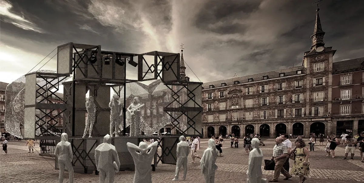 The Interfusion: Mobile Performance Architecture Reconnecting Art and Public Space