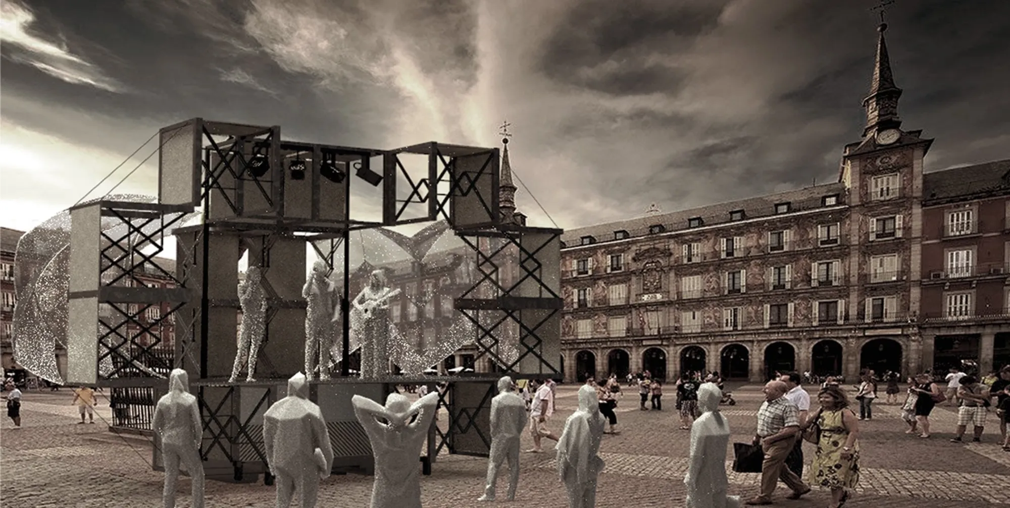 The Interfusion: Mobile Performance Architecture Reconnecting Art and Public Space