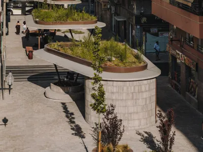 ARN Arquitectos Turns an Elche Bus Stop into a Green-Roofed Climate Refuge