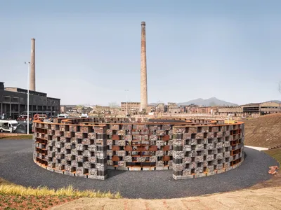 1Y Architects Build a Circular Sound Museum from the Ruins of a Chinese Industrial District