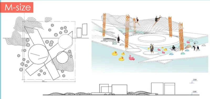 Scalable theater configurations transforming urban waterfronts into immersive cultural gathering spaces.