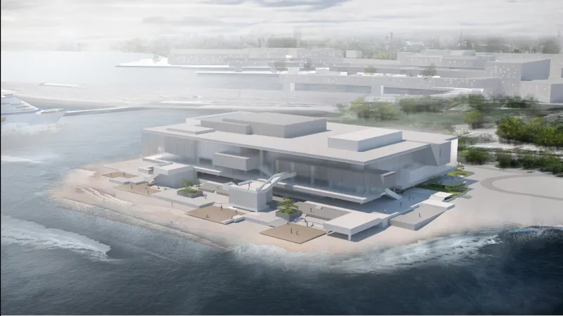 A contemporary opera house emerges along Tallinn’s coastline, redefining waterfront architecture through openness and form.