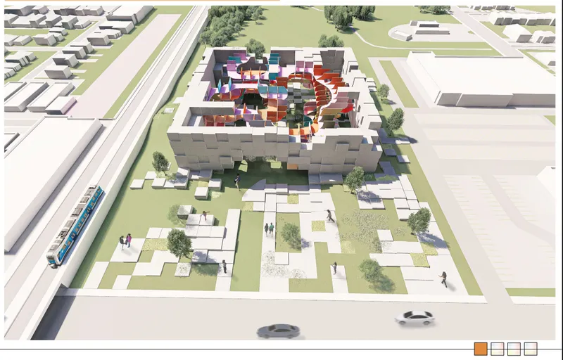 SWITCH introduces a new vision for educational architecture through adaptive courtyards, layered circulation, and student-centered spatial experiences.