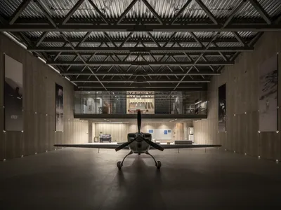 kouple Builds a Minimalist Aviation Base for Ukraine's Most Daring Aerobatics Collective