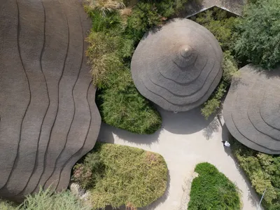 Urko Sanchez Architects Plants an African Vernacular Village in a Sharjah Nature Reserve