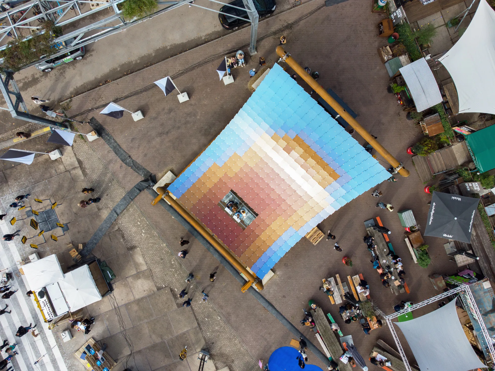 V8 Architects Builds a Giant Solar-Powered Beach Chair for Dutch Design Week