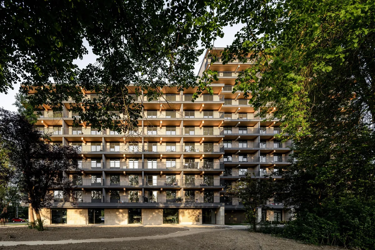 Powerhouse Company Builds Rotterdam's First Mass Timber Residential Tower on Cold War Foundations