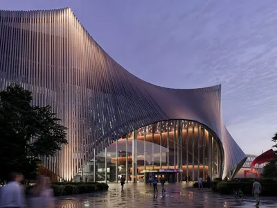 BIG, William Rawn Associates, and HASTINGS Wrap Nashville's New Performing Arts Center in a Metal Curtain