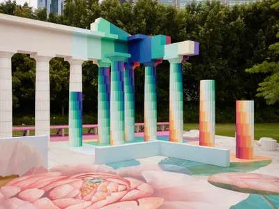 Five Studios Reimagine the Parthenon as a Living Canvas in Melbourne's NGV Garden