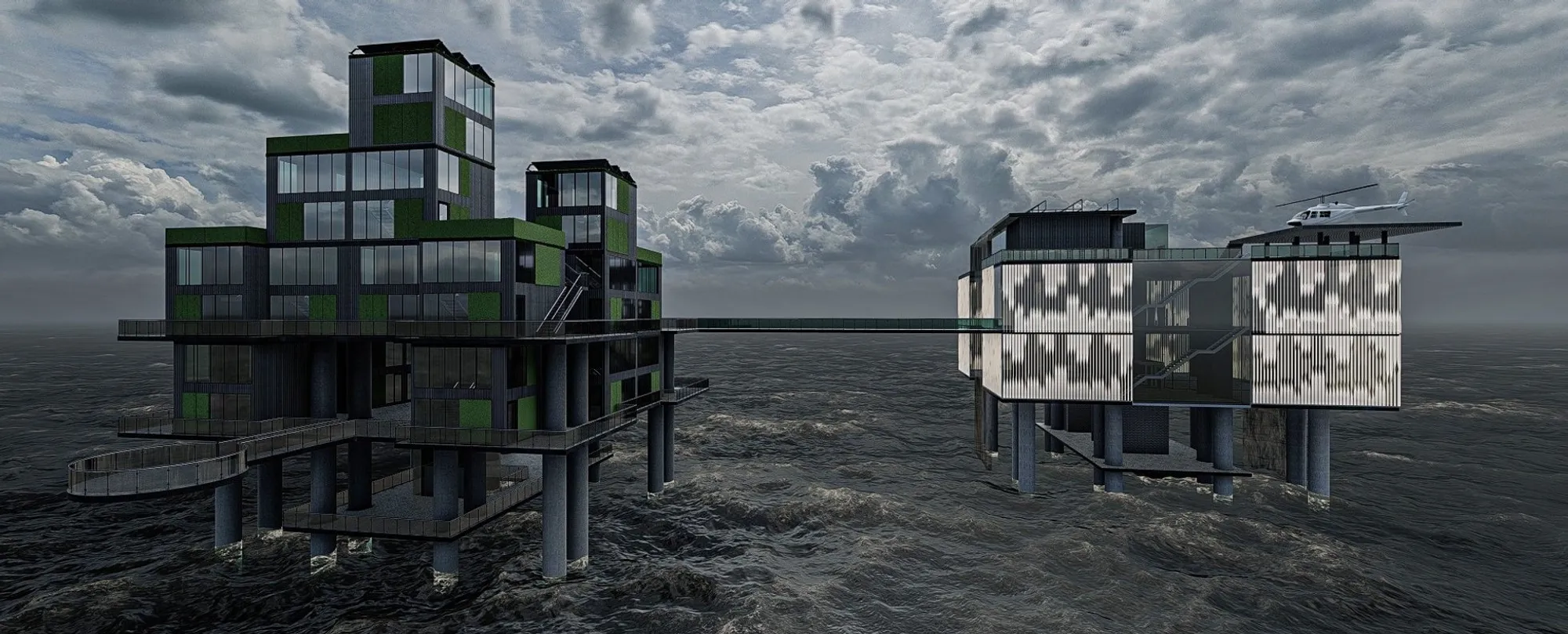 Proximity Island: Reimagining Offshore Infrastructure Through Adaptive Reuse Architecture