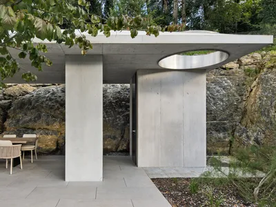 Studio EH Carves a Four-Story Concrete House into a Geological Slope in Liechtenstein