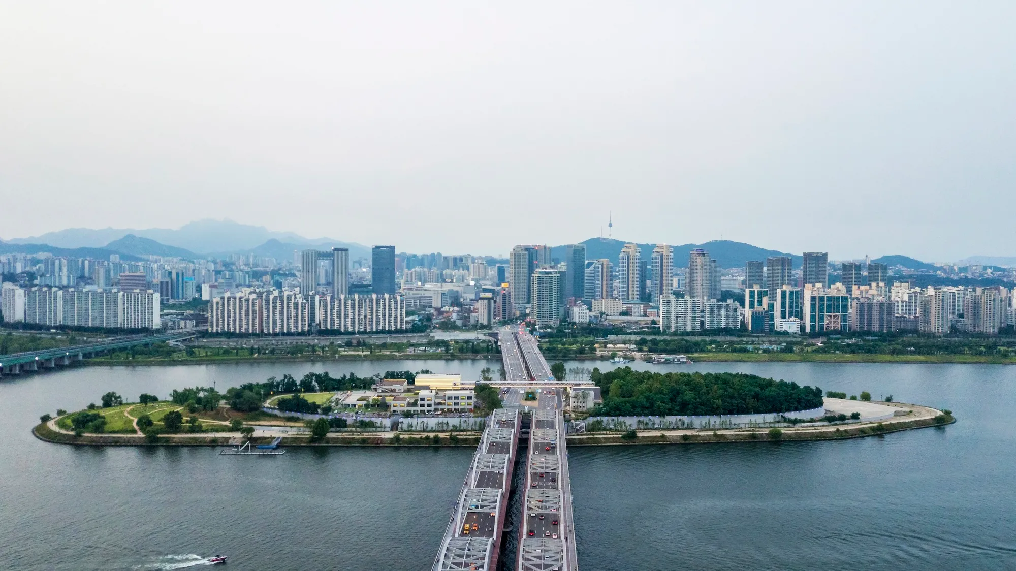 mmkplus Resurrects a Forgotten Artificial Island on Seoul's Han River as a Modular Cultural Park