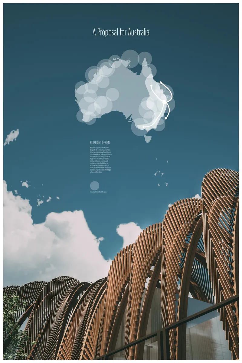 A scalable design strategy enables rehabilitation facilities to be relocated across Australia when needed.